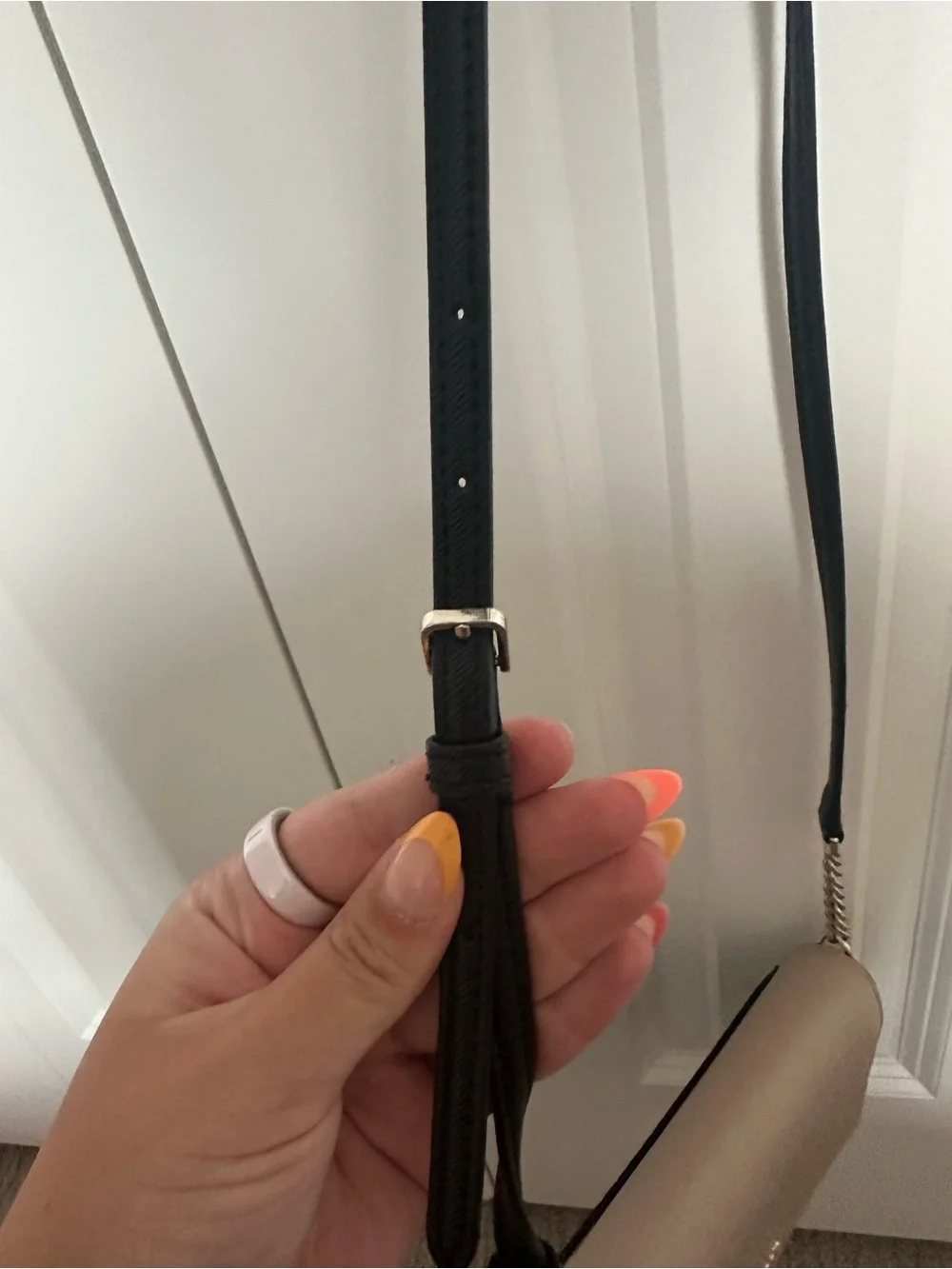 Kate Spade Tan and Black Crossbody Bag